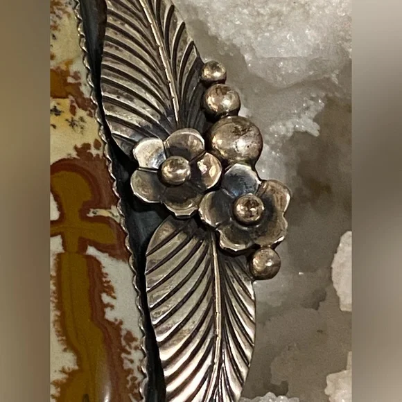 Knockout Gorgeous Sterling Owyhee Jasper Ring - Picture 3 of 10